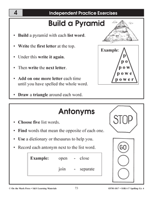 Spelling Grade 4 Program & Blacklines Bundle! * 36 Weeks of Content! A FULL YEAR!