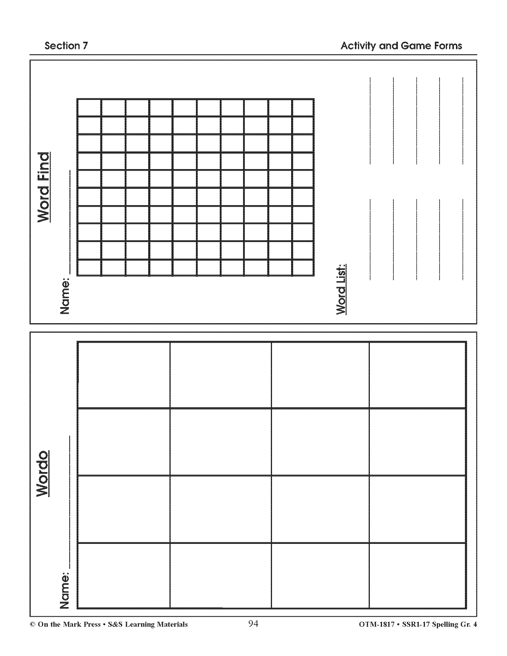 Spelling Grade 4 Program & Blacklines Bundle! * 36 Weeks of Content! A FULL YEAR!