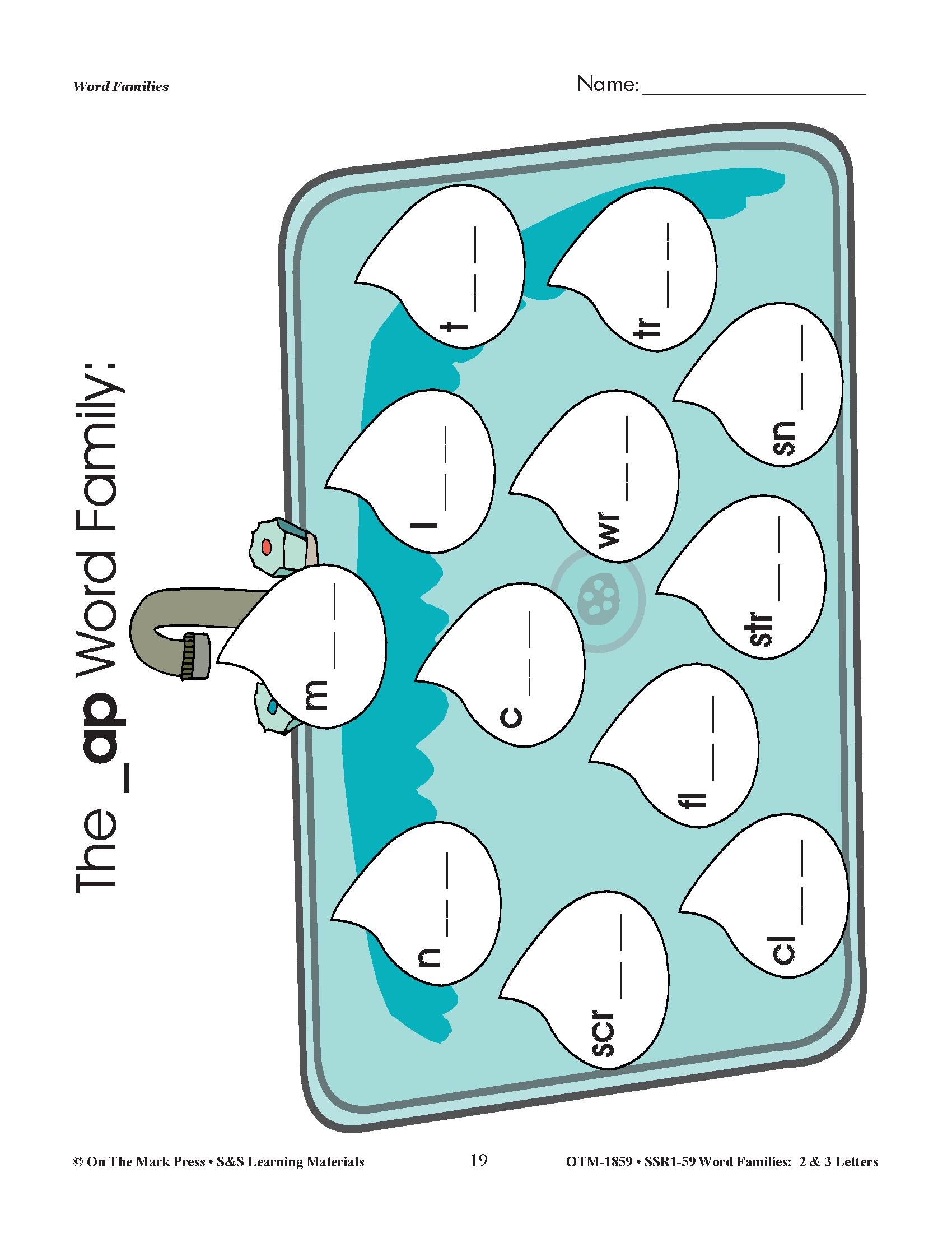 2 Letter Word Families Bundle! Grades 1-3