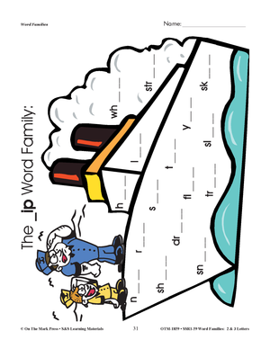 2 Letter Word Families Bundle! Grades 1-3