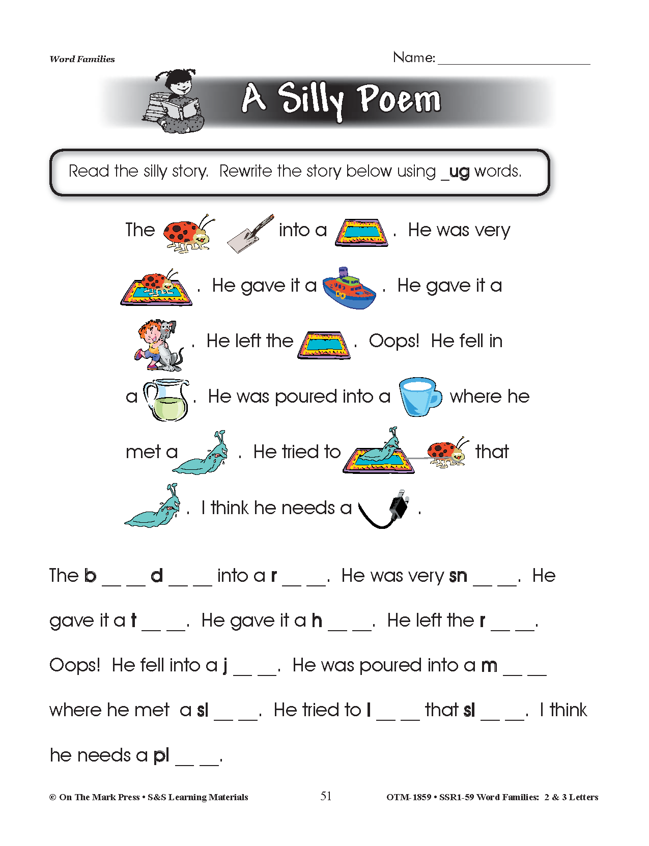 2 Letter Word Families Bundle! Grades 1-3