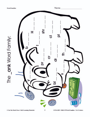 3 Letter Word Families Bundle! Grades 1-3