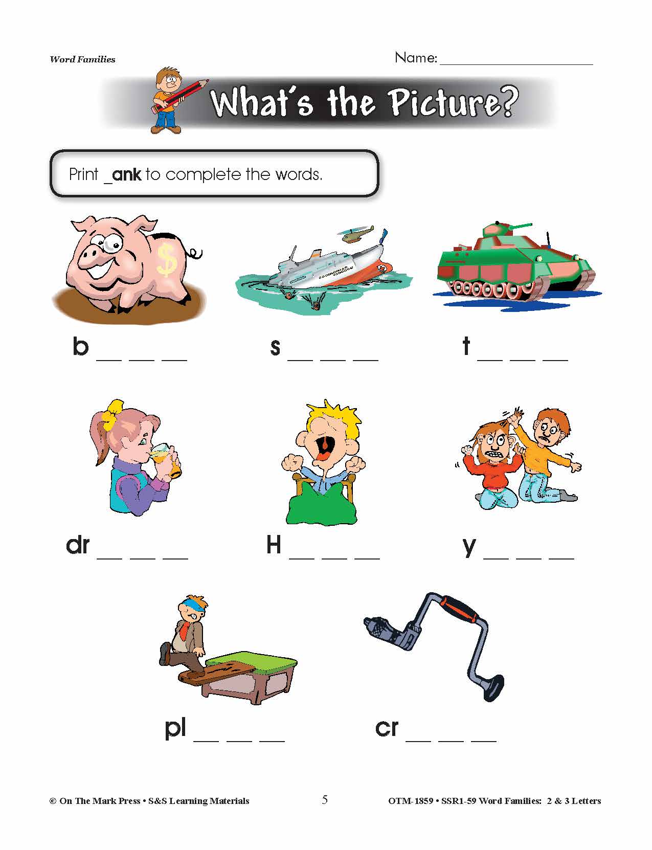 3 Letter Word Families Bundle! Grades 1-3