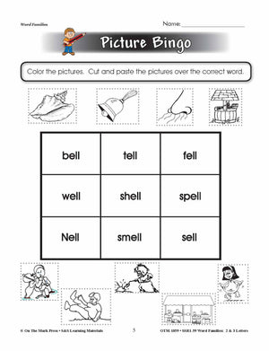 3 Letter Word Families Bundle! Grades 1-3