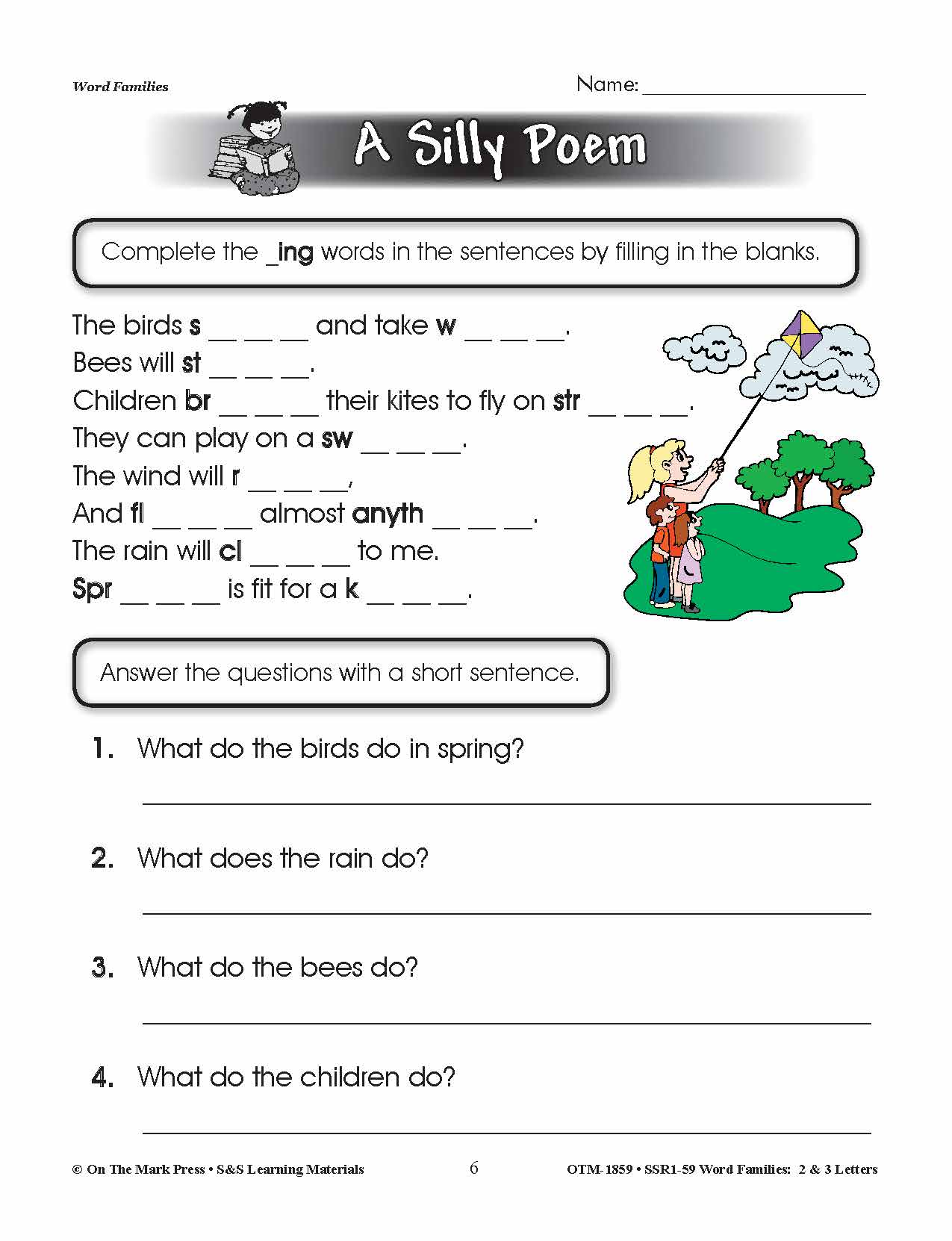 3 Letter Word Families Bundle! Grades 1-3