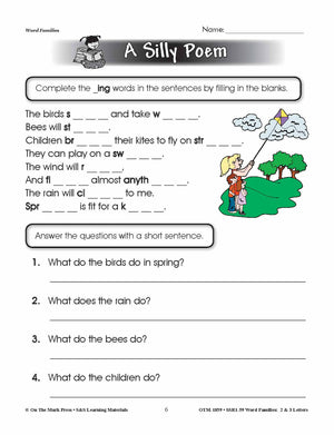 3 Letter Word Families Bundle! Grades 1-3