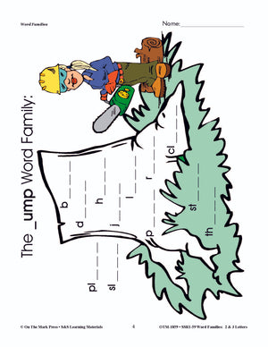 The _ump Word Family Grades 1-3