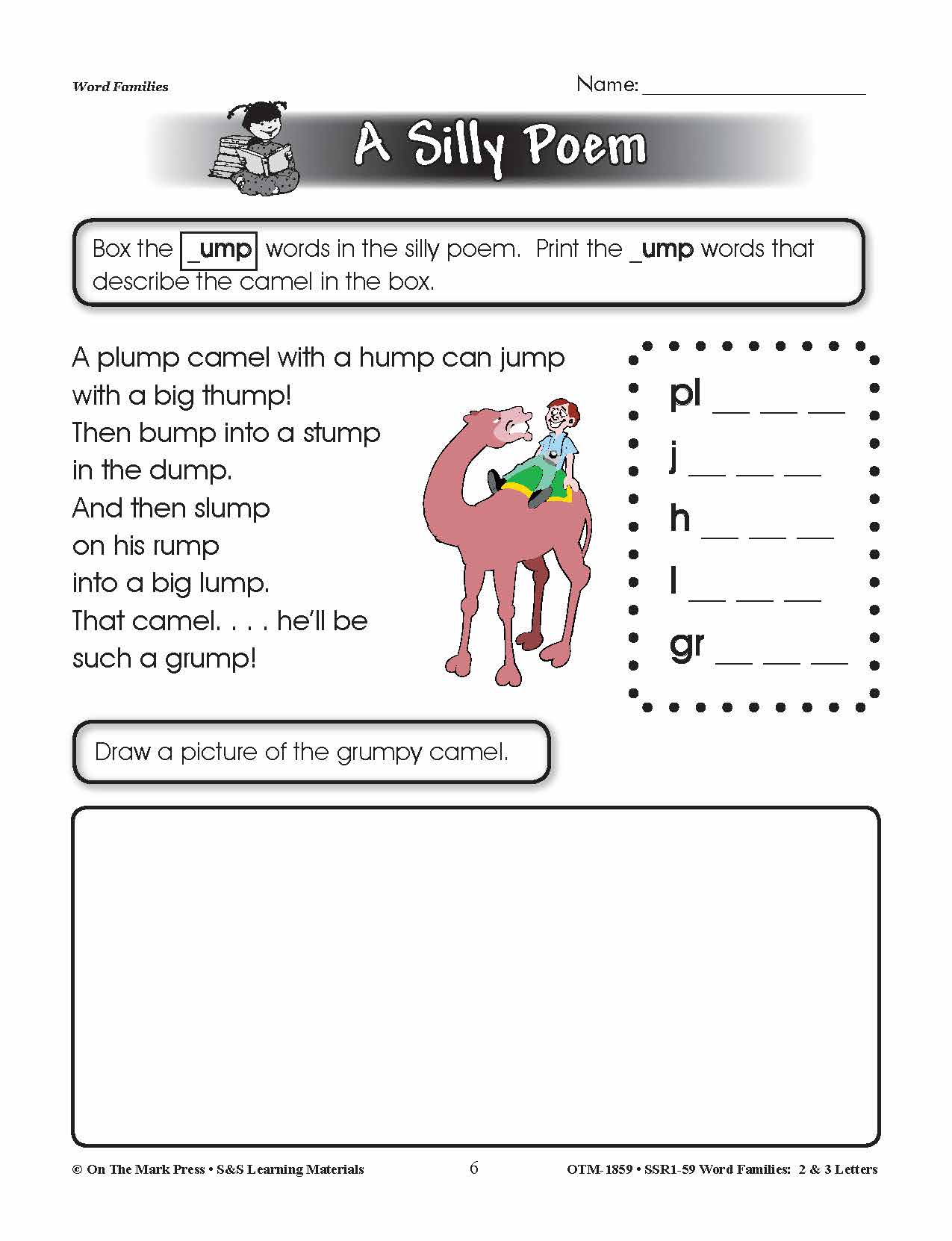 The _ump Word Family Grades 1-3