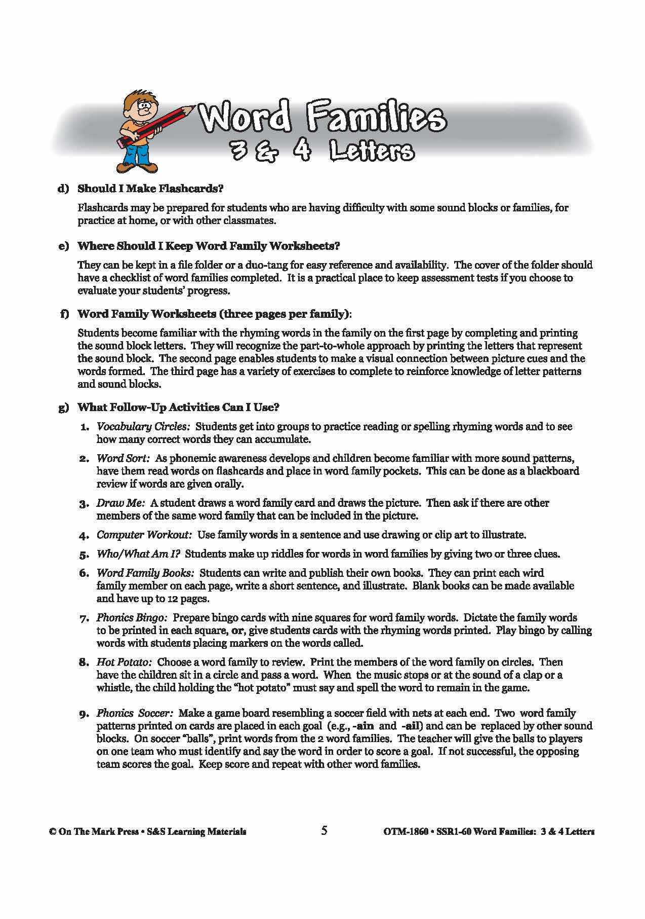 The _ash Word Family Worksheets Grades 1-3
