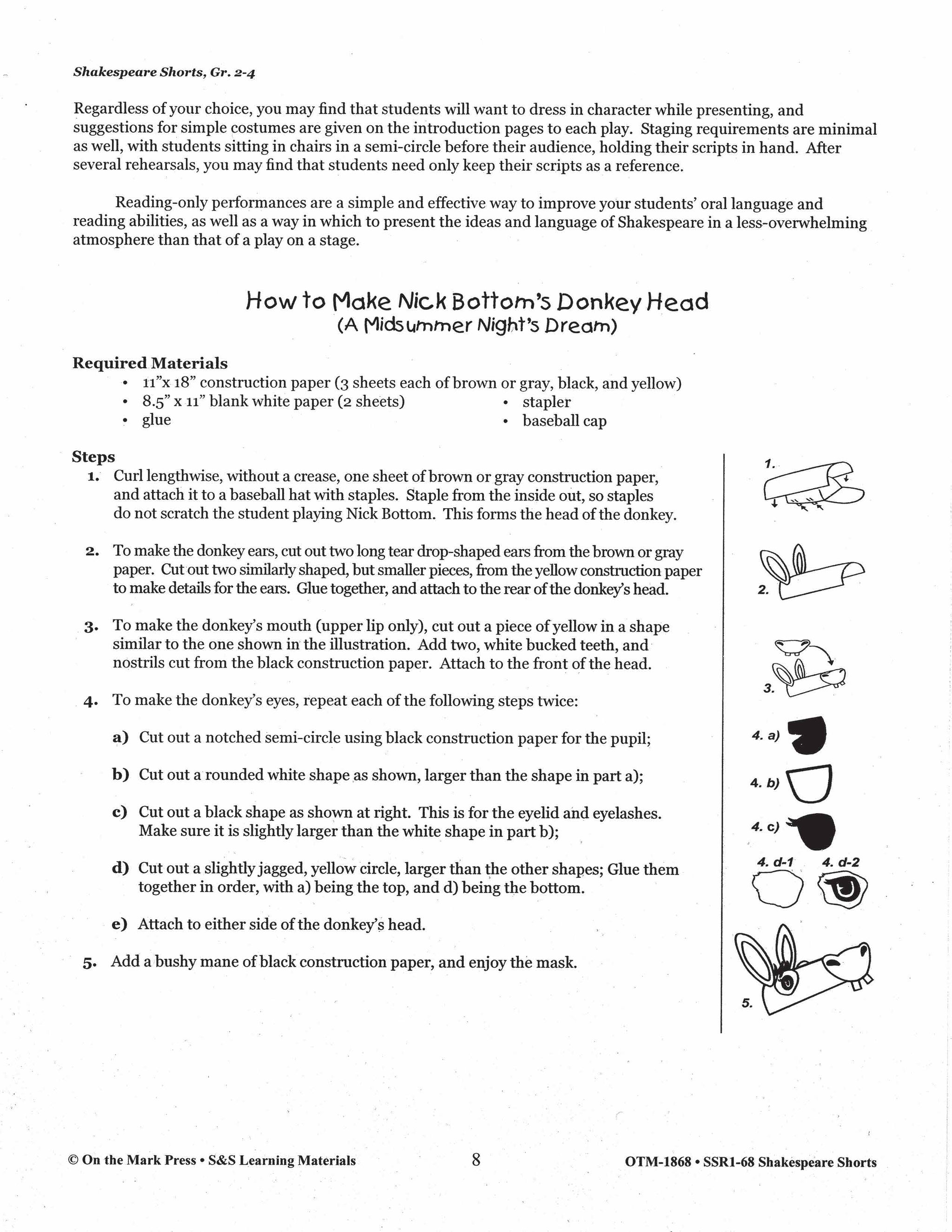 Henry V Readers' Theater Gr. 2-4