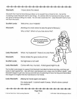 Macbeth Readers' Theater Script Grades 2-4