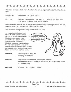 Macbeth Readers' Theater Script Grades 2-4