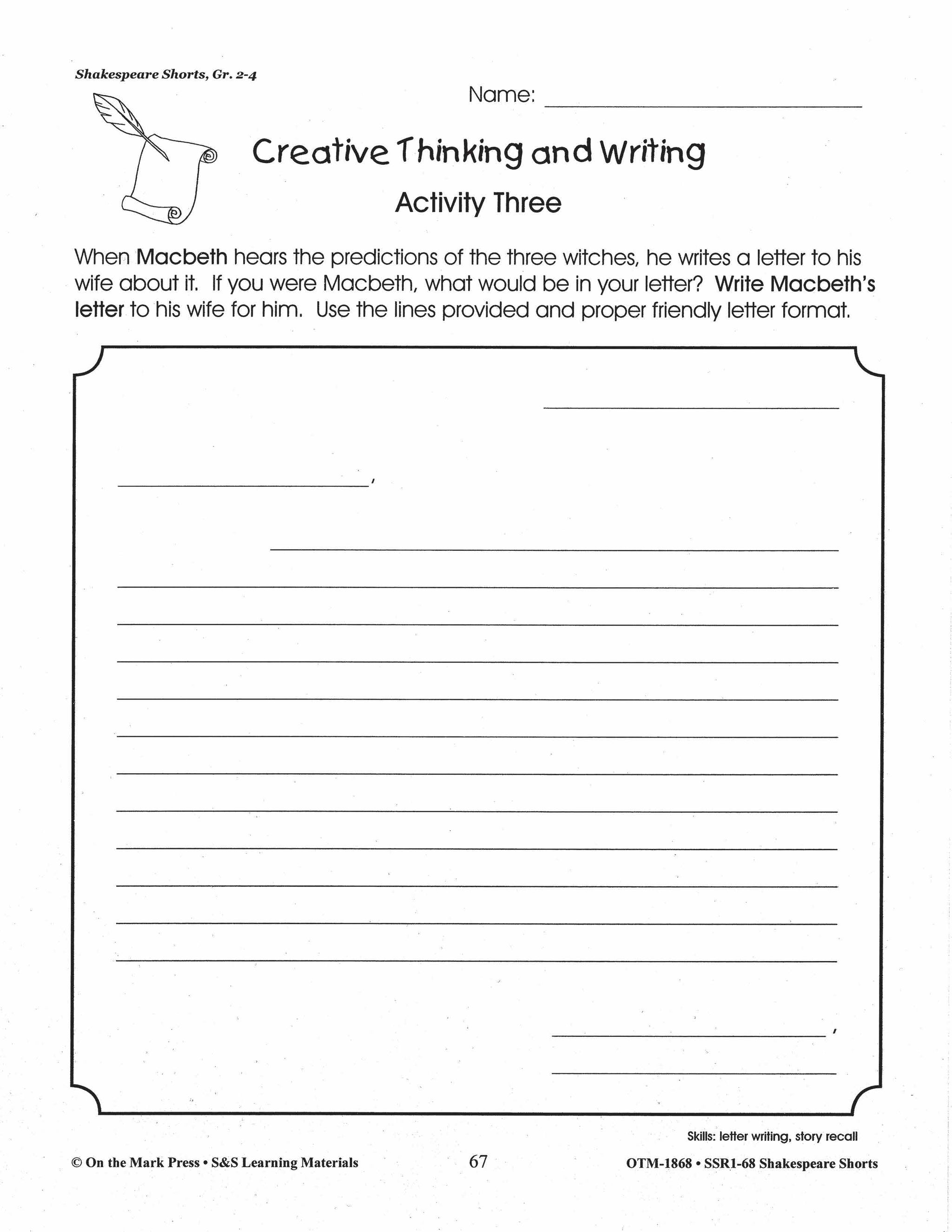 Macbeth Readers' Theater Script Grades 2-4