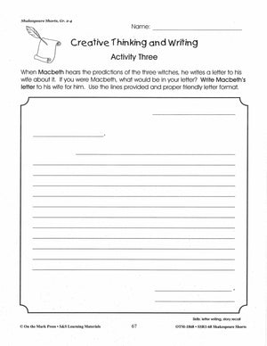 Macbeth Readers' Theater Script Grades 2-4