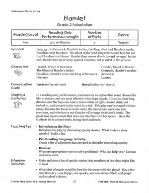 Hamlet Readers' Theater Grade 2