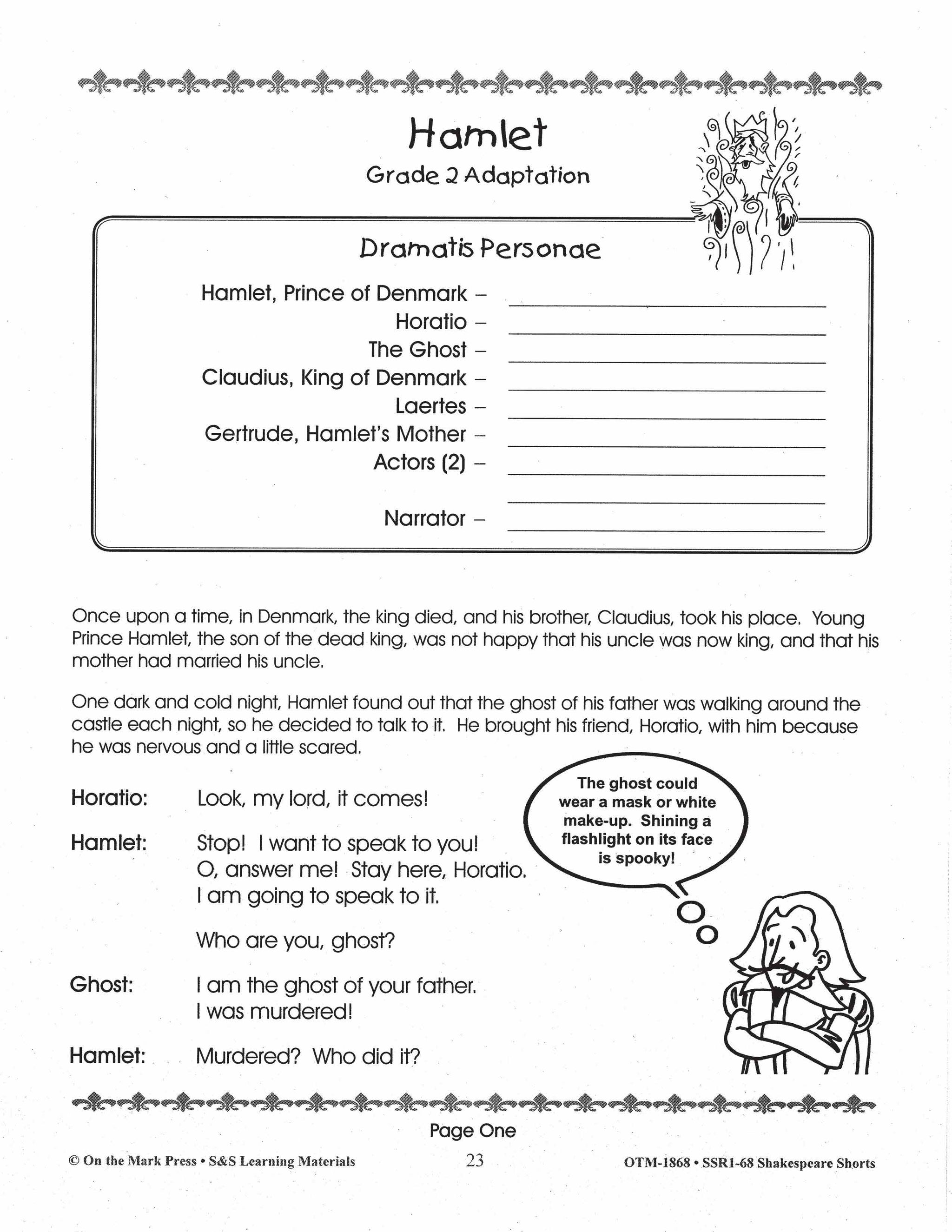 Hamlet Readers' Theater Grade 2