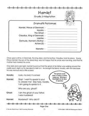 Hamlet Readers' Theater Grade 2