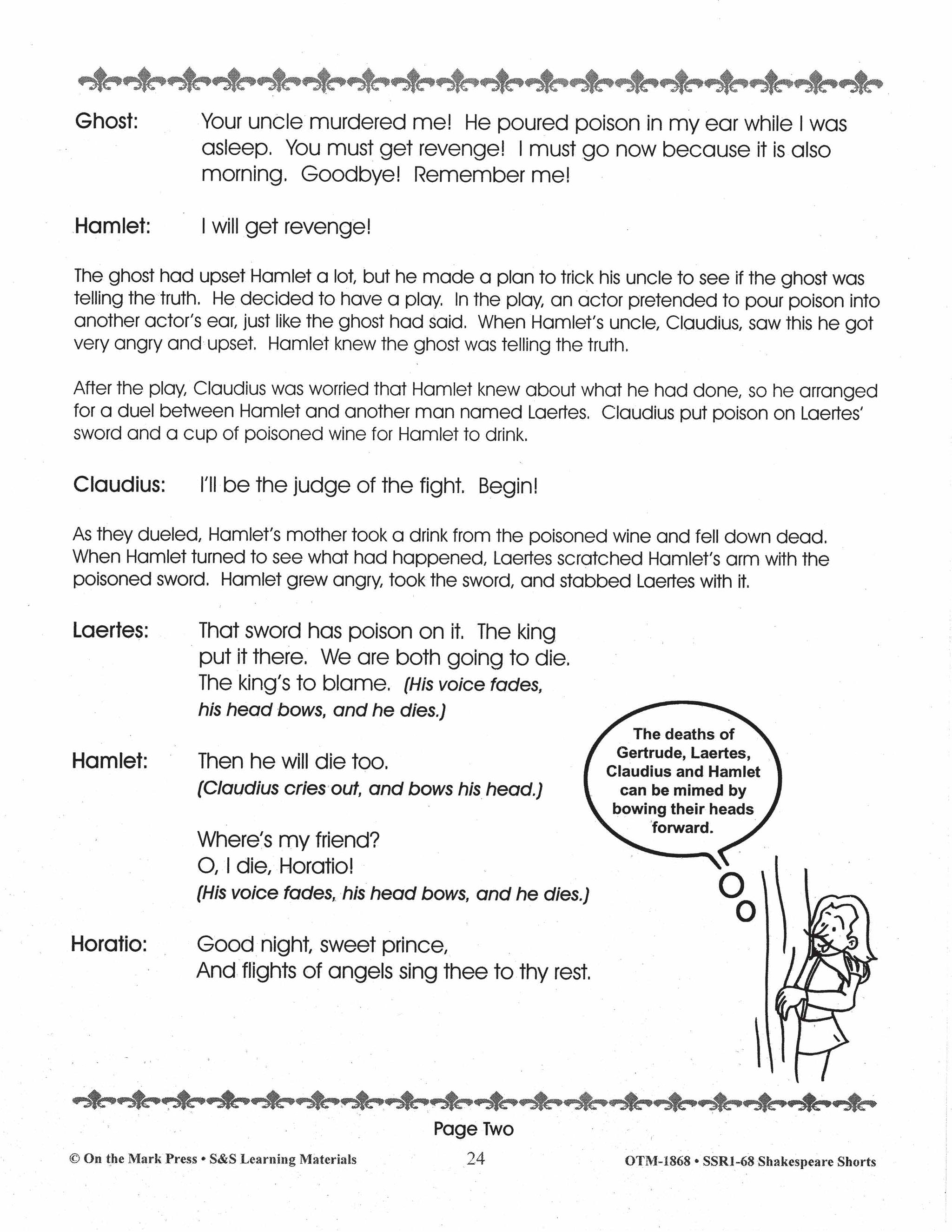 Hamlet Readers' Theater Grade 2