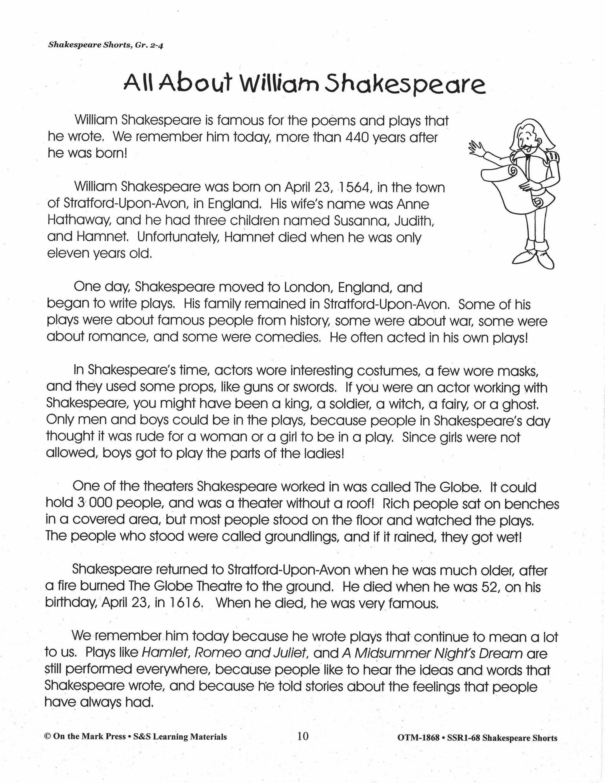 A Midsummer Night's Dream Readers' Theater Gr. 2-4