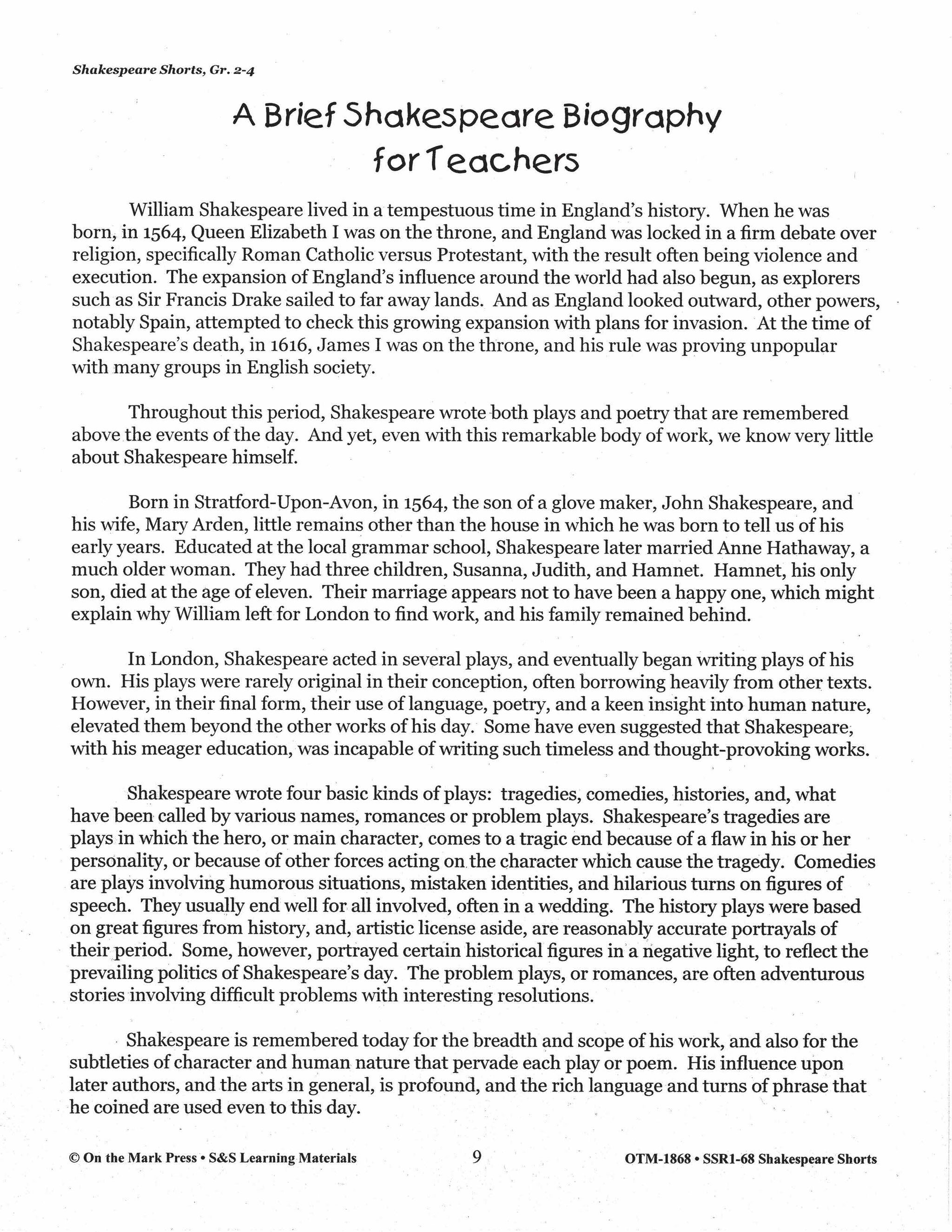 Antony and Cleopatra Readers' Theater Gr. 2-4