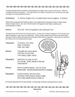 Antony and Cleopatra Readers' Theater Gr. 2-4