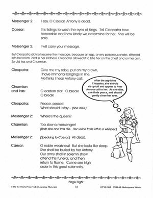 Antony and Cleopatra Readers' Theater Gr. 2-4