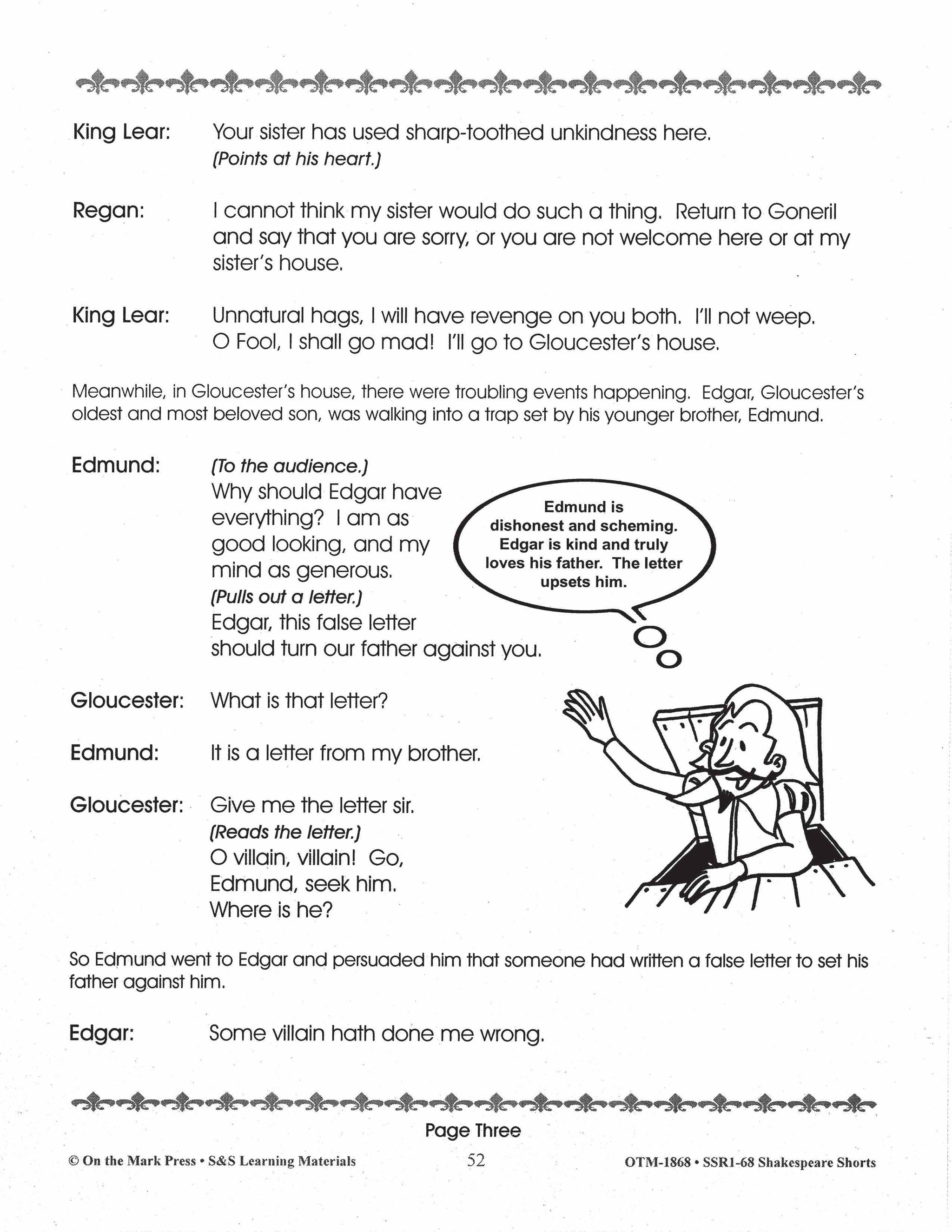 King Lear Readers' Theater Gr. 2-4