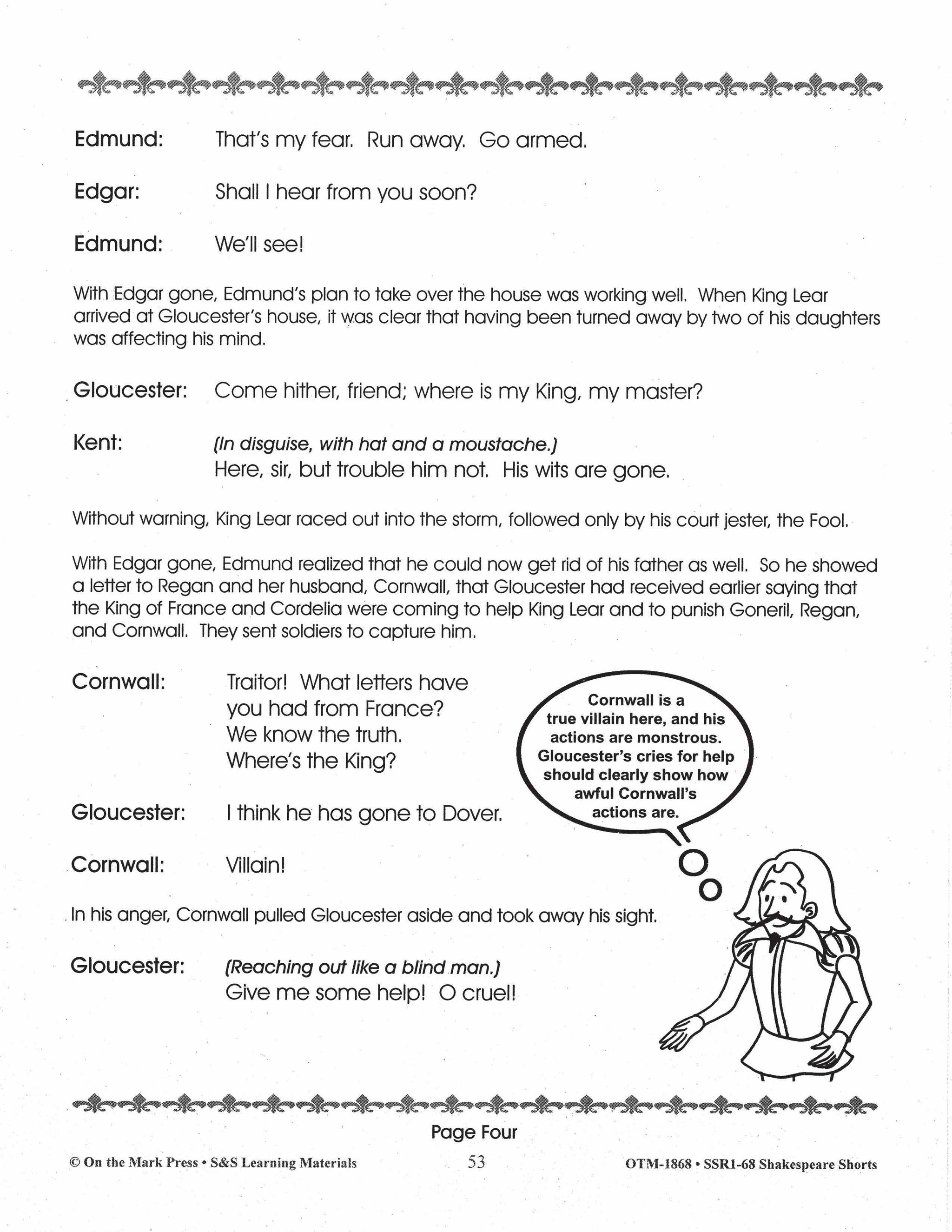 King Lear Readers' Theater Gr. 2-4