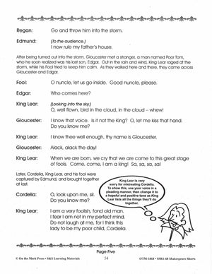 King Lear Readers' Theater Gr. 2-4