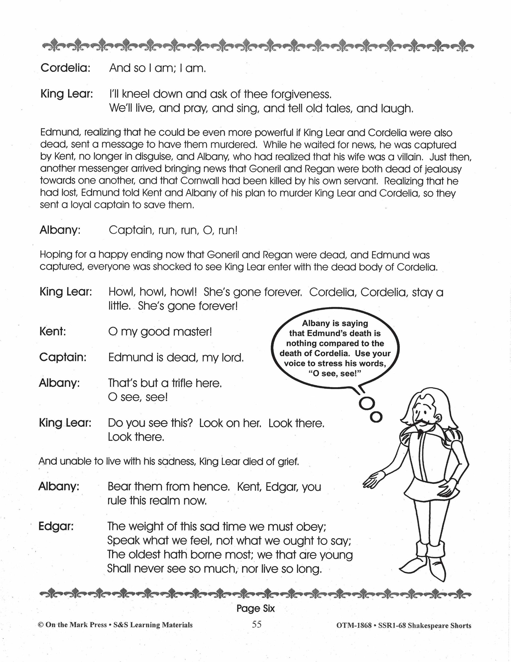 King Lear Readers' Theater Gr. 2-4