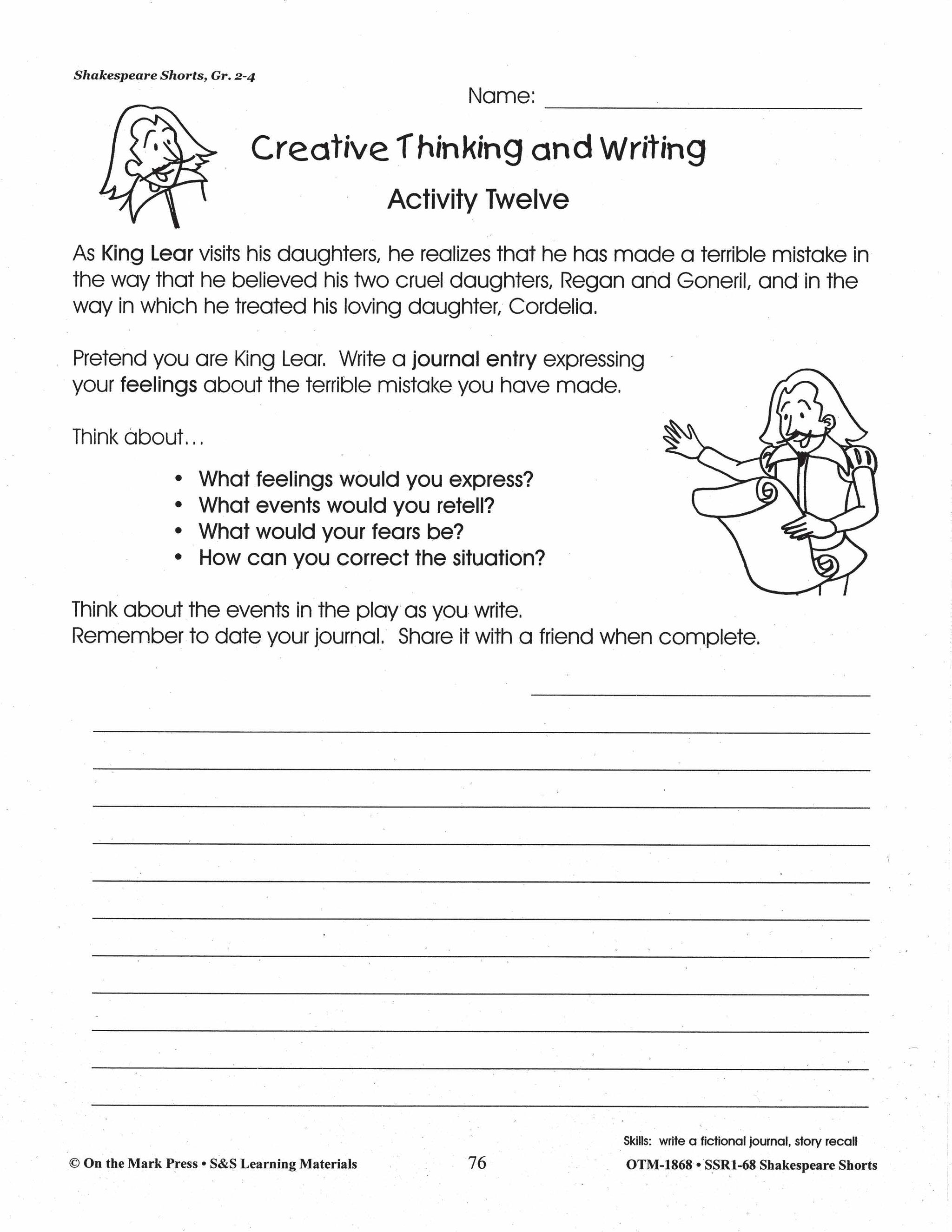 King Lear Readers' Theater Gr. 2-4