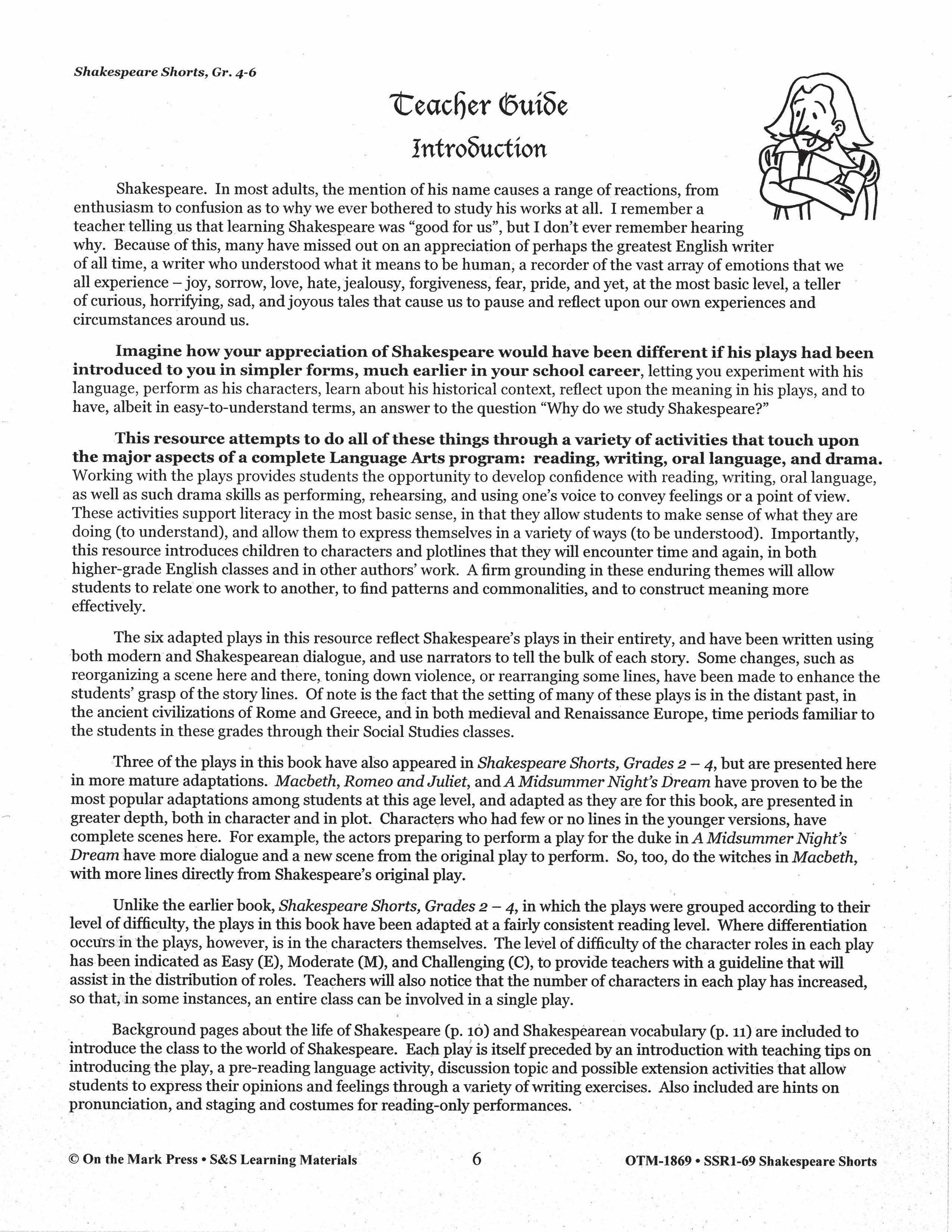 Richard II - Shakespeare Play - A Readers' Theater Script & Activities Gr. 4-6