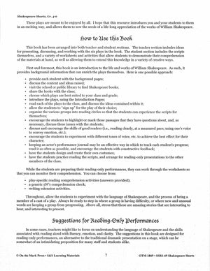 Romeo and Juliet - Shakespeare Play - A Readers' Theater Script & Activities Gr. 4-6