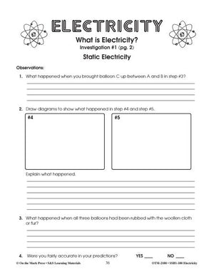 Static Electricity Lesson Plan Grades 4-6
