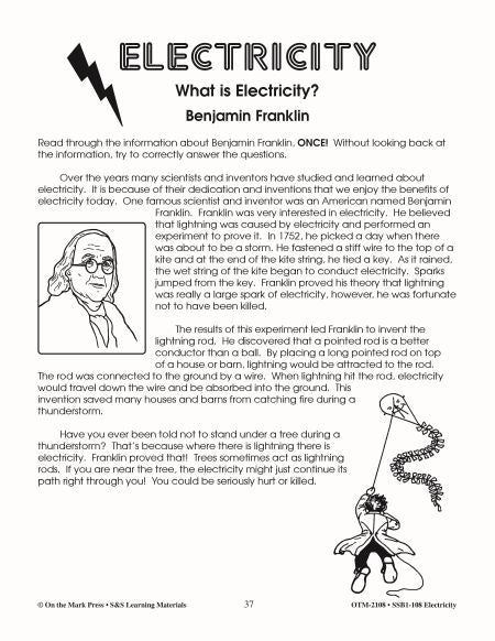 Benjamin Franklin Lesson Grades 4-6