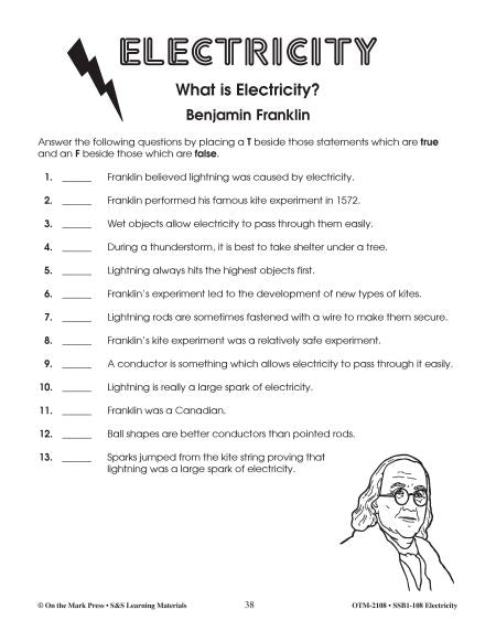 Benjamin Franklin Lesson Grades 4-6