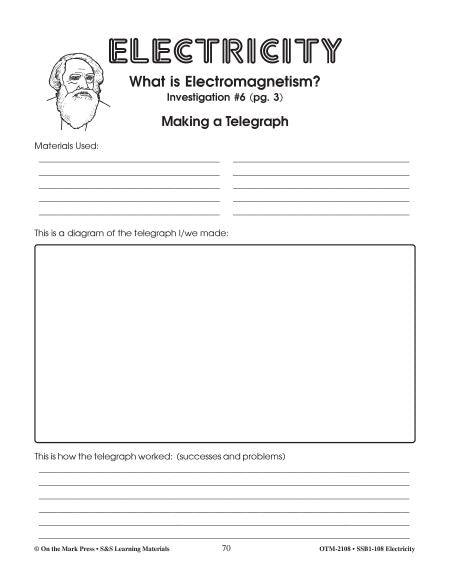 Making A Telegraph Lesson & Activity Grades 4-6