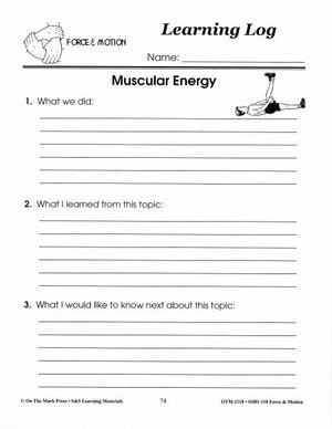 Muscular Force Activity Grades 1-3