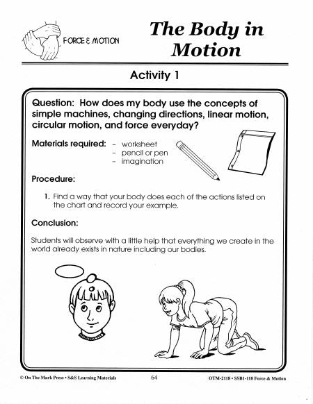 The Body in Motion Research Activity Grades 1-3