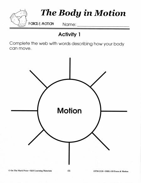 The Body in Motion Research Activity Grades 1-3
