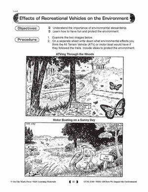 Effects of Recreational Vehicles on the Environment Lesson Gr. 5-8