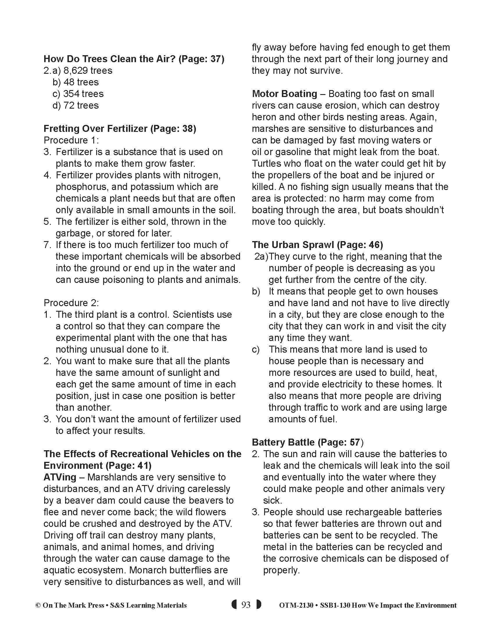 Battery Battle Lesson Gr. 5-8 (How We Impact The Environment)
