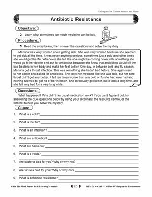 Antibiotic Resistance Lesson Gr. 5-8
