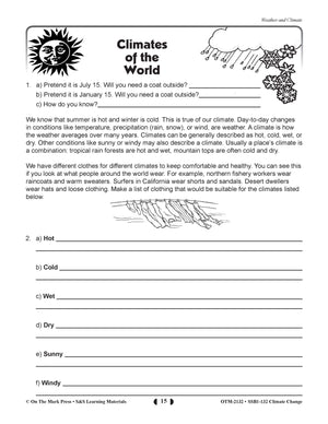 Climate Change Grades 5-8 Your Global Warming Guide