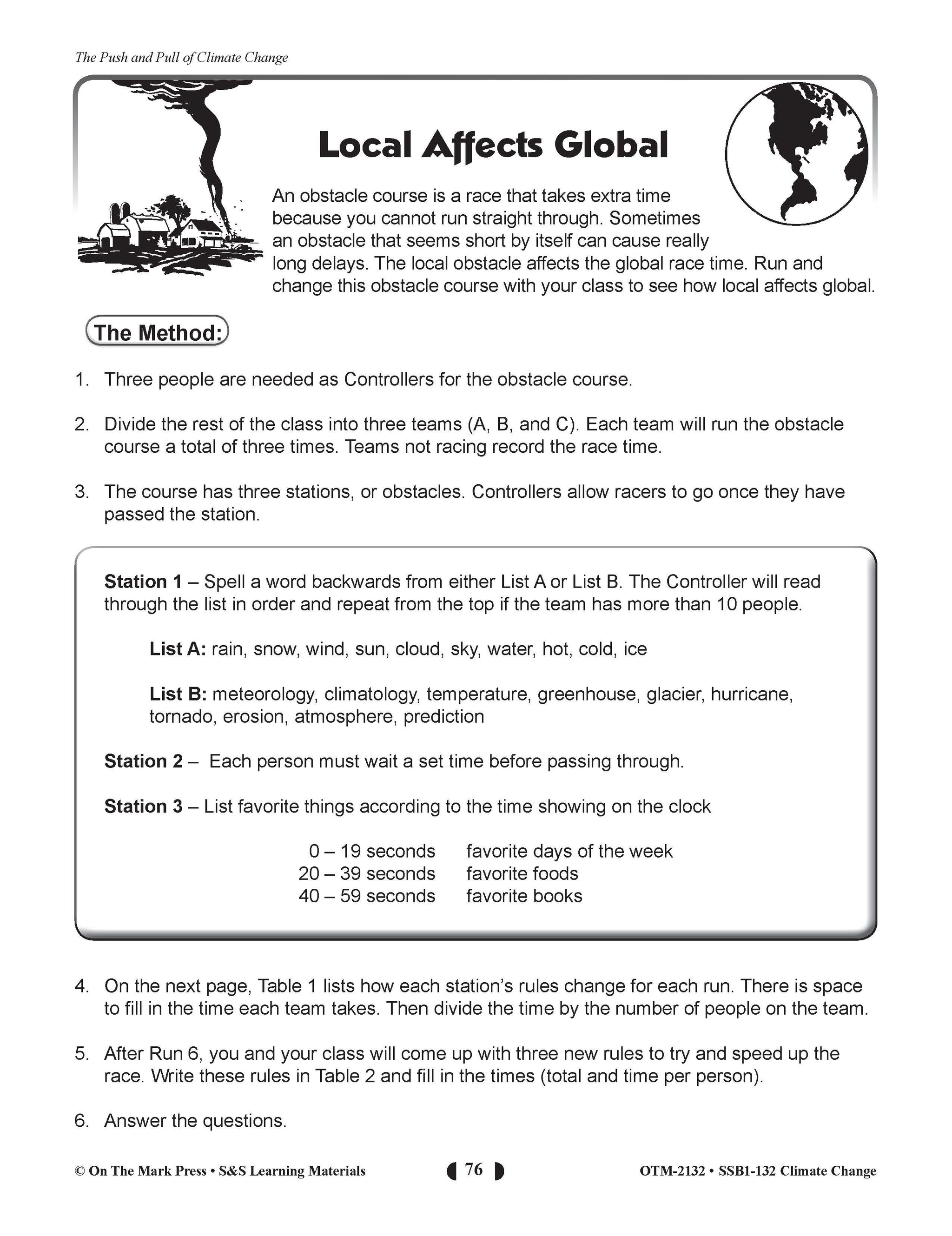 Climate Change Grades 5-8 Your Global Warming Guide