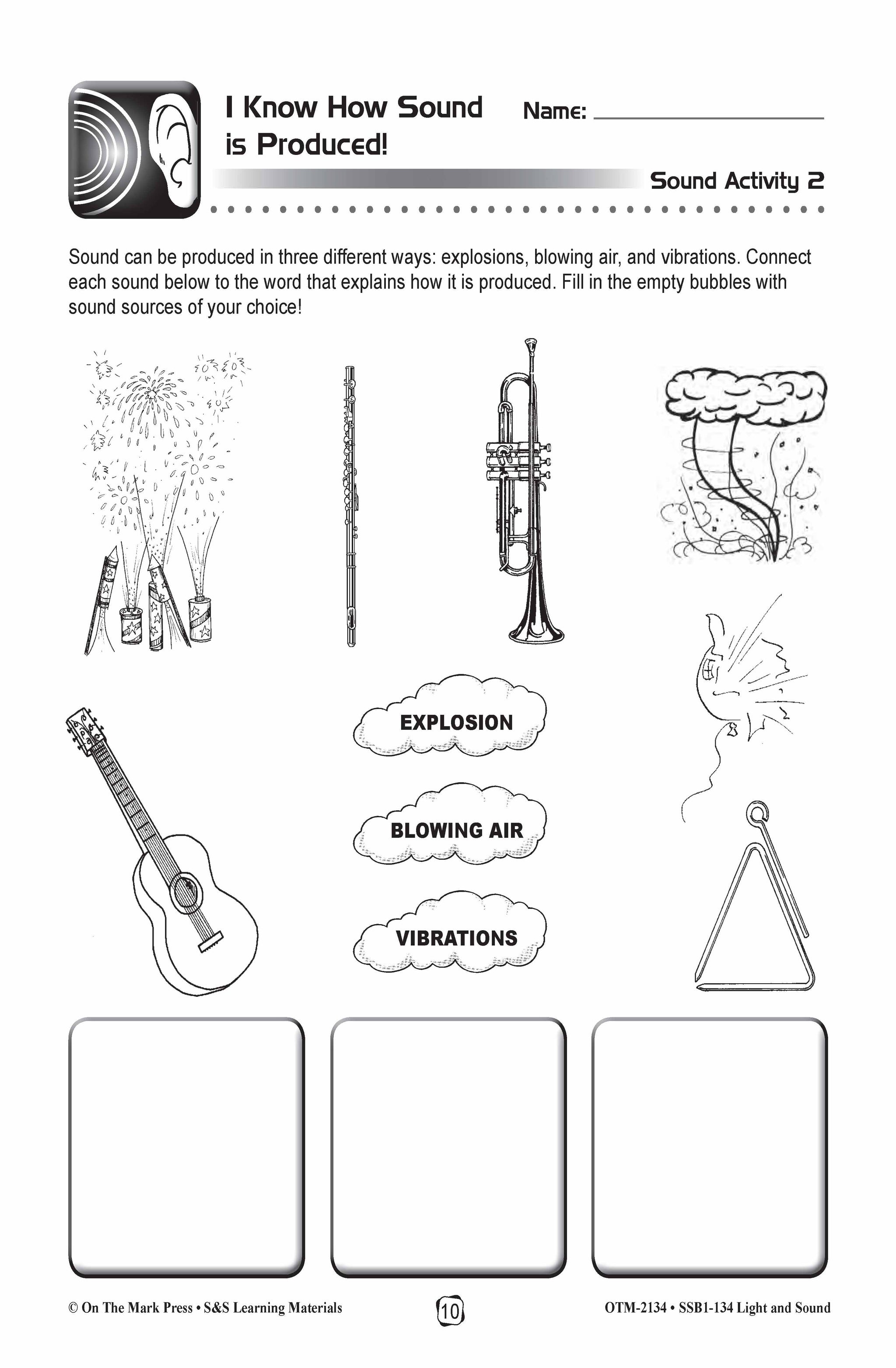 What is Sound? Lesson & Experiment Gr. 4-6