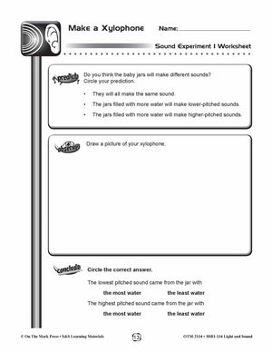 Pitch and Intensity Lesson & Experiment Gr. 4-6