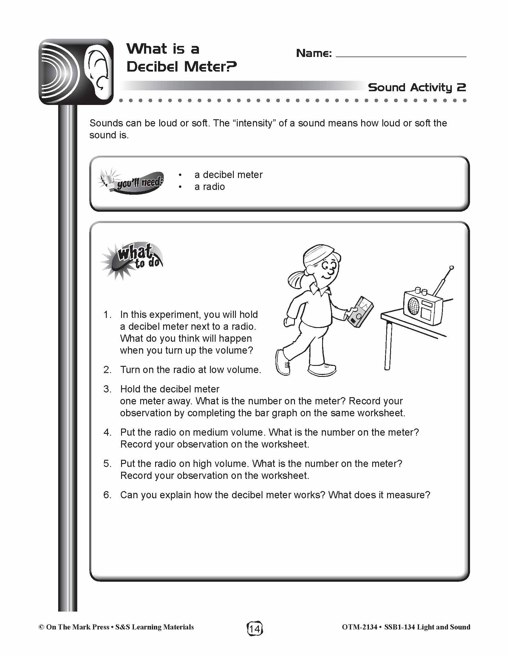 Pitch and Intensity Lesson & Experiment Gr. 4-6