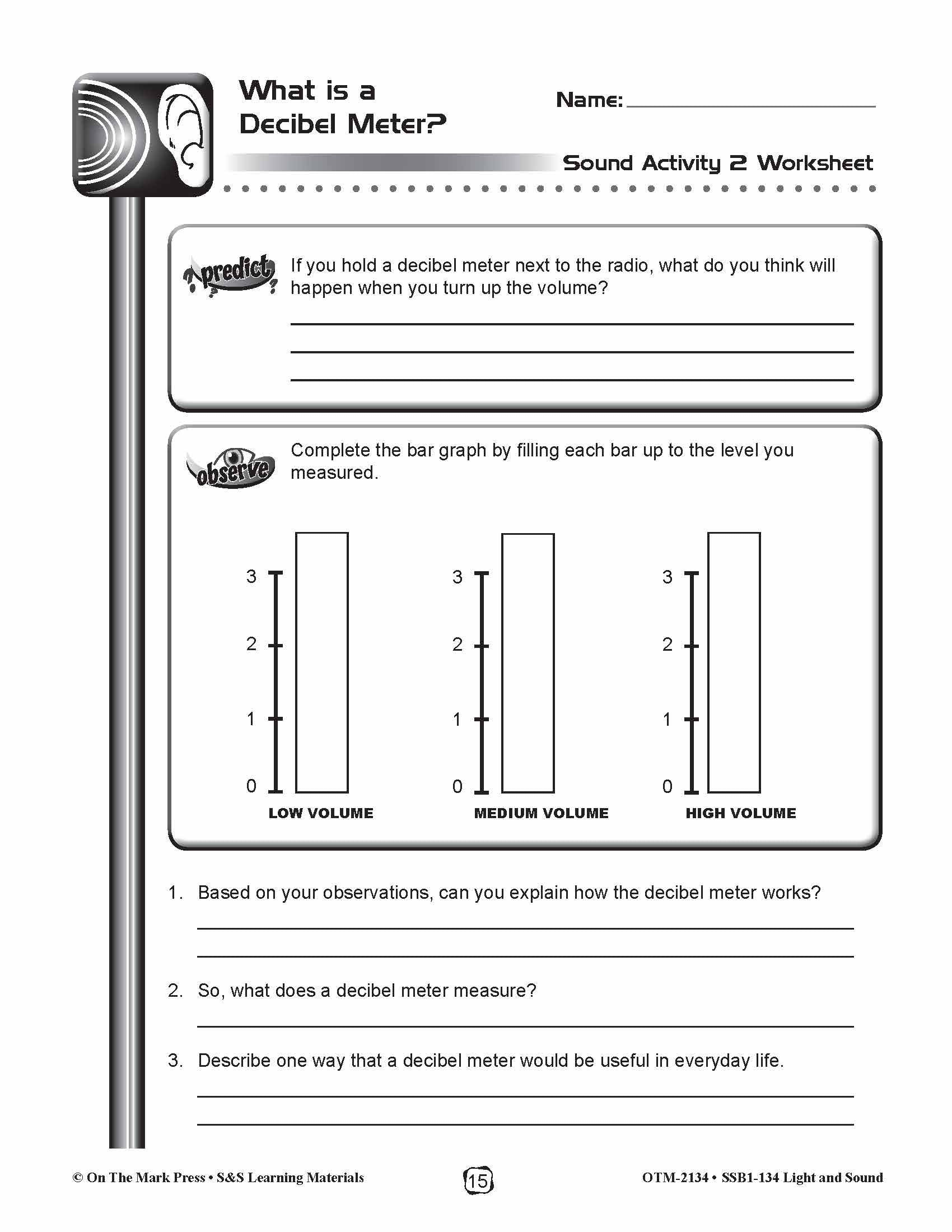 Pitch and Intensity Lesson & Experiment Gr. 4-6