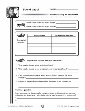 Pitch and Intensity Lesson & Experiment Gr. 4-6